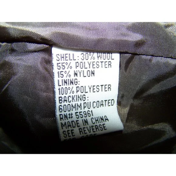 Deb Plaid Jacket Wool Short Blue Brown Plus 3X - Picture 9 of 10